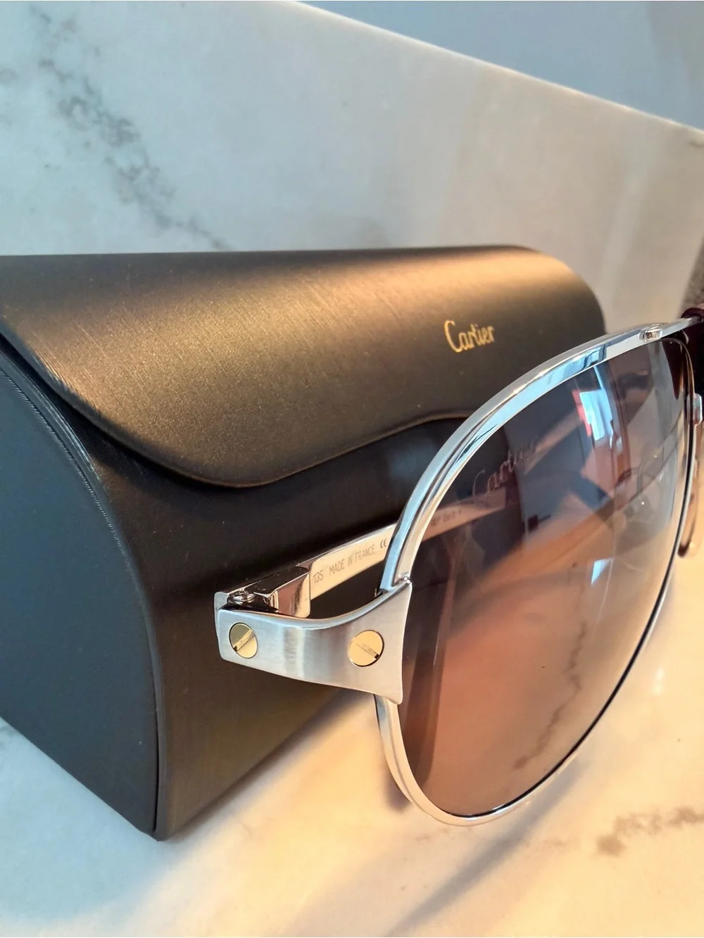 Cartier w/COA. CT0034S- 007 sunglasses